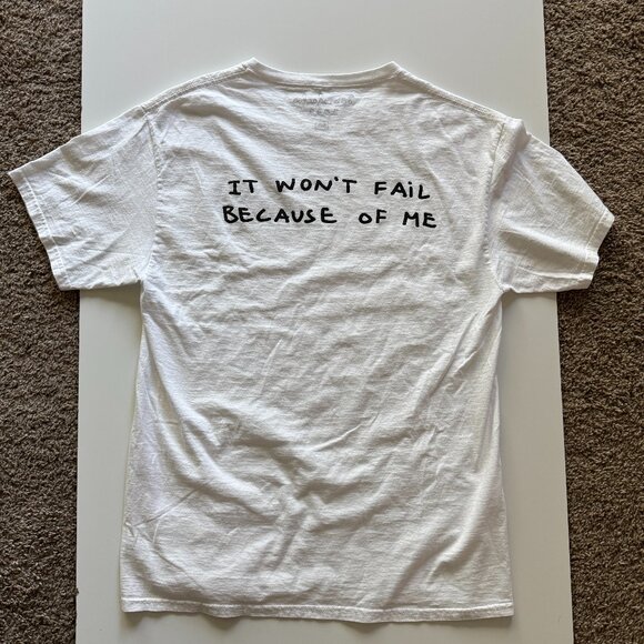 Tom Sachs Designer Graphic Tee Slogan Bullets White Size Medium - Picture 1 of 6